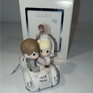 Precious Moments Just Married Couple Christmas Ornament 131008